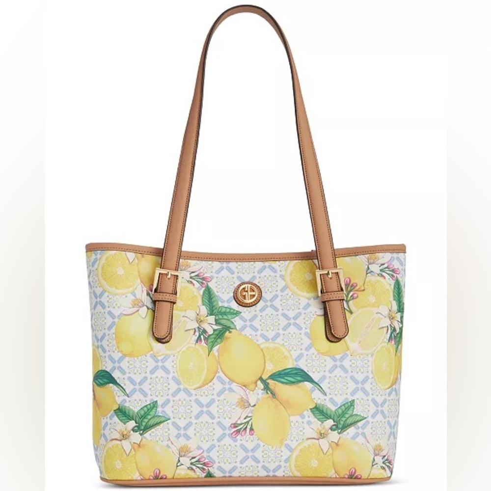 Giani Bernini - Lemon Print Saffiano Tote